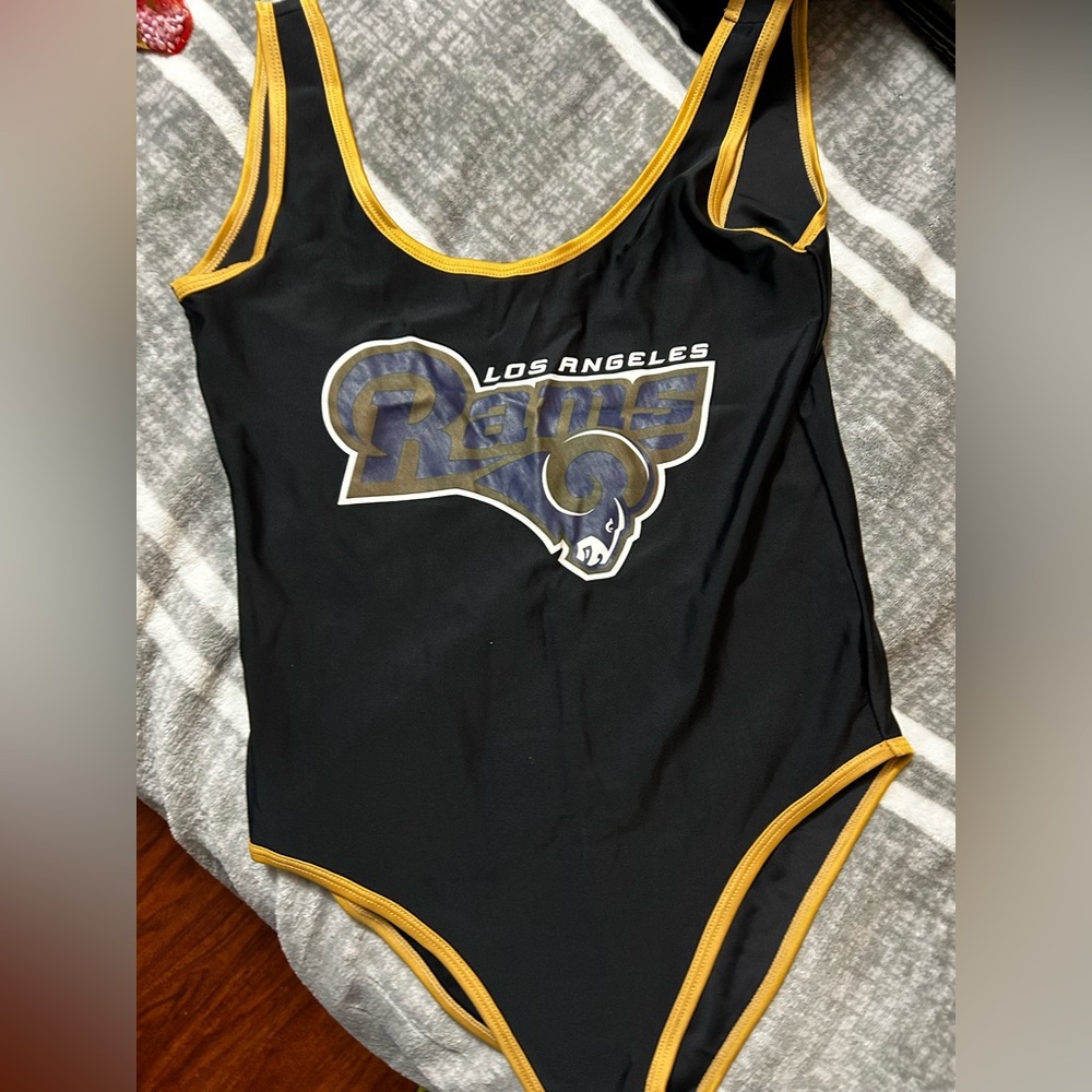 NFL Los Angeles Rams Kids Bodysuit - Black and Gold